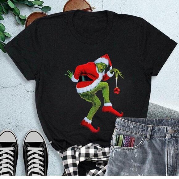Other - The Grinch How The Grinch Stole Christmas Holiday Movie Graphic T-Shirt